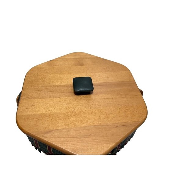 Longaberger Snowflake Basket 1997 Christmas Collection Liner & Divider Insert - Picture 9 of 16